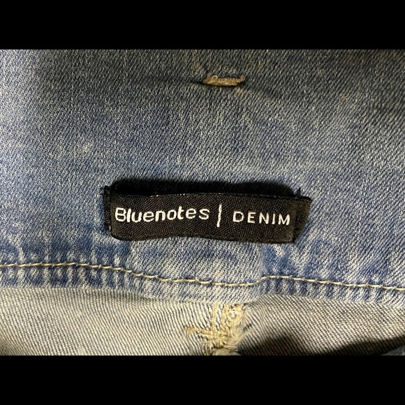 Blue notes super high rise shorts - Picture 3 of 4